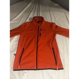 Vikafjell Norway Women’s Zip Size Medium Fleece Jacket Orange